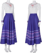PAINEOMN Mirabel Dolores Pepa Luisa Costume Dress for Women Adult Madrigal Family Cosplay Outfit for Halloween