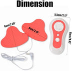 BuleVina Electric Breast Massager for Women – Chest Enlargement Enhancer and Lift Care with Hot Compress Function, USB Waterproof Stimulators to Enlarge and Augmentation