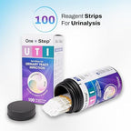 One Step 3-IN-1Full Panel UTI Test strips, 100 Strip Tub, At Home UTI Test for Women, Men & Kids, Urine Test Strips for UTI & Bladder, Easy To Use Urinary Tract Infection Test Kit