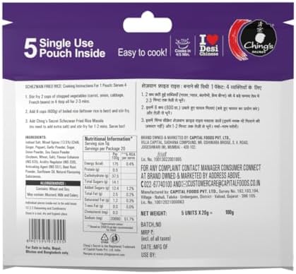 Ching's Secret Schezwan Fried Rice Masala - 100 Gm