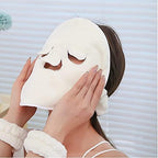 LELEBEAR Coral Fleece Hot Compress Towel, 2pcs Reusable Spa Facial Towels, Hot Compress Towel for Face (C)