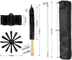 20-Feet Dryer Vent Cleaner Kit with Drill Attachment and A Collection Bag