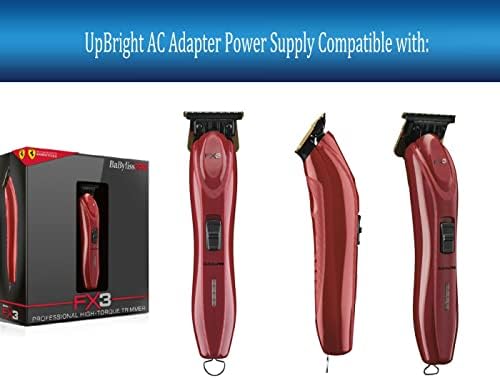 UpBright AC/DC Adapter Compatible with BaByliss PRO FXX3T FX3 FX 3 Collection Professional High-Torque Cordless Hair Trimmer BabylissPro DSA-12PF09-12FUS 120100 (R) 12V Power Supply Battery Charger