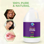 US+ 100% Pure Vegetable Glycerin - Pharmaceutical & Food Grade (USP) - Premium Quality All-Natural Moisturizer & Cleanser - For skin, hair, soaps & more (1 Gallon)