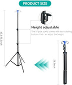 Lefeke IV Pole Portable for Traveling, Adjustable IV Stand with Hooks, Medical IV Drip Infusion Bag Holder, IV Fluids Floor Stand (Black)