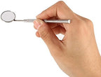 Long Stainless Steel Dental Mirror Instruments Mouth for Checking Eyelash Extension Oral Hygiene Tool