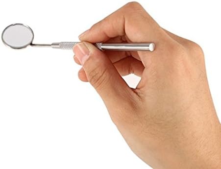 Long Stainless Steel Dental Mirror Instruments Mouth for Checking Eyelash Extension Oral Hygiene Tool