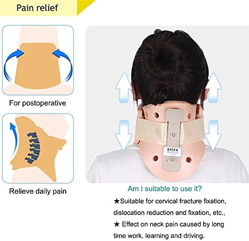 Philadelphia Neck Brace Foam Lightweight Soft Cervical Collar Height 3 1/4 Inch Immobilizer Collar Support Neck Traction Device Neck and Head Braces (Size M)