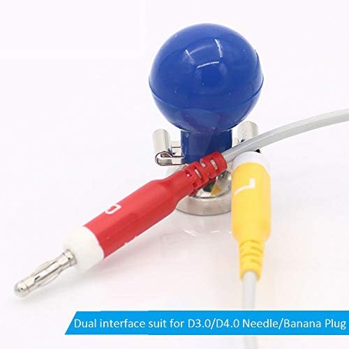 Suction Cup Ball, 6 Pcs 3.0/4.0 Universal Chest Suction Ball, Silicone Suction Ball, Body Condition Measurer Suction Ball Connectors, Lead Line Ball, Dual-Hole Universal Chest Suction Ball (Deluxe)