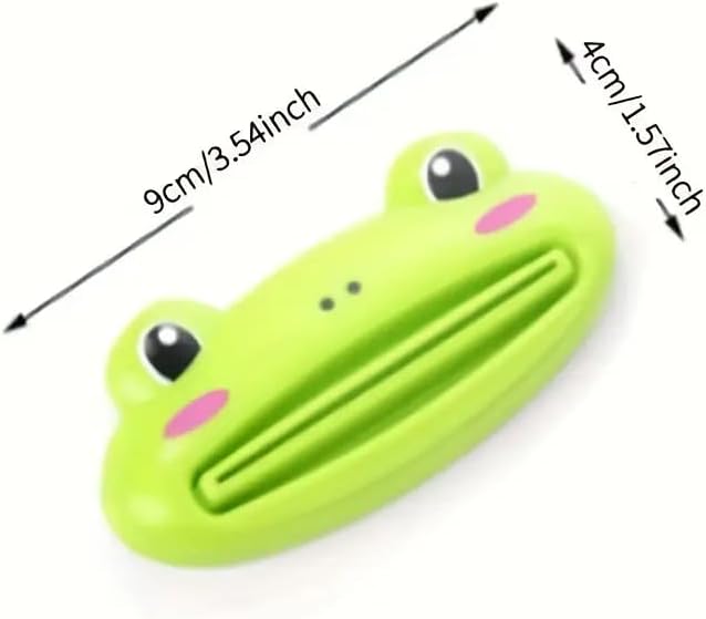 1Pc Multi-Functional Adorable Cartoon Toothpaste Squeezer - Plastic Tube Dispenser for Bathroom & Kitchen, Easy-to-Use, Durable Home Gadget, Cute Animal Design, Bathroom Decor,Pig