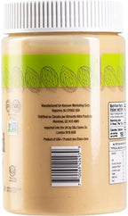 Gefen Pure Blanched Almond Butter, 16oz (2 Pack) | Non GMO | Rich, Smooth & Creamy Texture | No Salt or Sugar Added | Gluten Free | Vegan | Paleo | Keto | Product of USA | Kosher (Including Pasover)