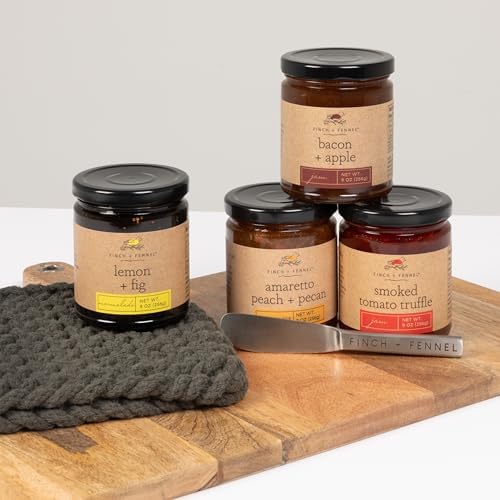 Finch + Fennel 5 Piece Jams & Jellies Sampler Pack Gift Box