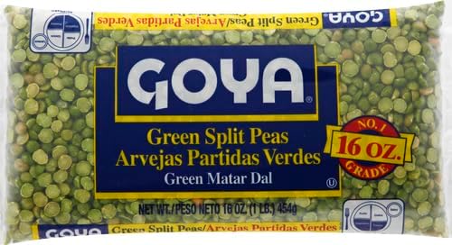 Goya Green Split Peas, Dry, Bag, 1 lb, 16 Oz