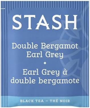 Stash Double Bergamot Earl Grey Black Tea, Tea bags, 18 ct