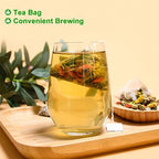 Plant Gift Honeysuckle Chrysanthemum Tea Bag 8.81oz (5g*50bags) Chrysanthemum, Wolfberry, Mulberry Leaves, Rock Sugar, Licorice, Chinese Pure Natural, Health Care Mixed Tea 250g 金银花菊花茶