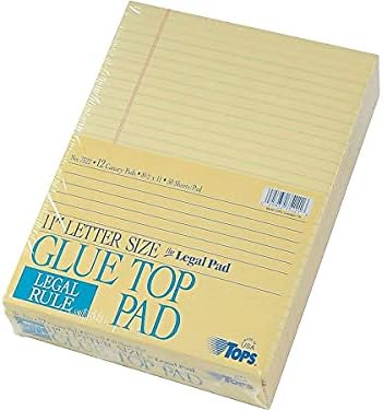 TOP7522 - The Legal Pad Glue Top Pads