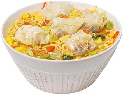 Maruchan Wonton Ramen Bowl, Chicken Flavor – Japanese-Style Instant Noodle Soup, Microwaveable Easy Meal – 3.69 Oz. (6 Pack)