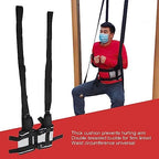 Back Stretcher,2 to 3 minutes A Day Low Back Traction help Spinal Decompression Back Belt Lumbar Traction for Home Use Thoracic Stretcher Spine Reset Belt
