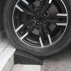 Vehicle Step Ramp – Curb Pad, Triangular Upward Aid, Door Sill Protector | Stable Speed Bump Alternative for Car Wheelchair Trolley Access