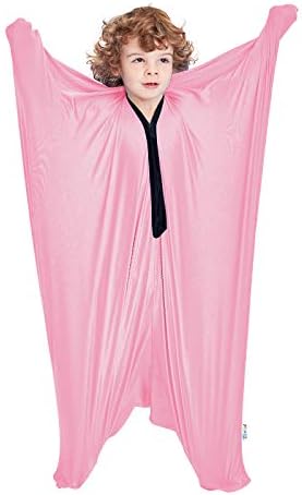 SANHO Dynamic Movement Sensory Sock Body Sock,Small,3-5 Years, 40" H x 27" W,Good for Height:30"-41",Updated Version,Pink