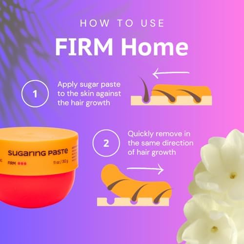 SUPER FIRM Sugaring Paste for HOME USE 11oz / 312g. Sugar Wax for BRAZILIAN and Underarms.