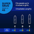 MyONE Custom Fit Snug Sized Condoms | Tailored Width & Length | Max Pleasure | Triple Tested Softer Latex | Lubricated | Nontoxic, Vegan, Non-GMO | 45C: Super Snug (45), Length 4.7” (C)