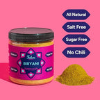 Fadwa Masala Biryani Spice Mix - 4.5 oz Jar, Salt & Sugar Free, Non-Spicy Authentic Desi Spices for Pakistani & Indian Cooking, Curry, Garam Masala - No Artificial Ingredients - Gluten Free