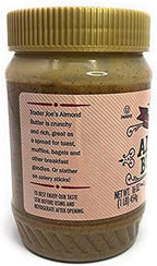 Trader Joe's Crunchy Unsalted Almond Butter 16 oz