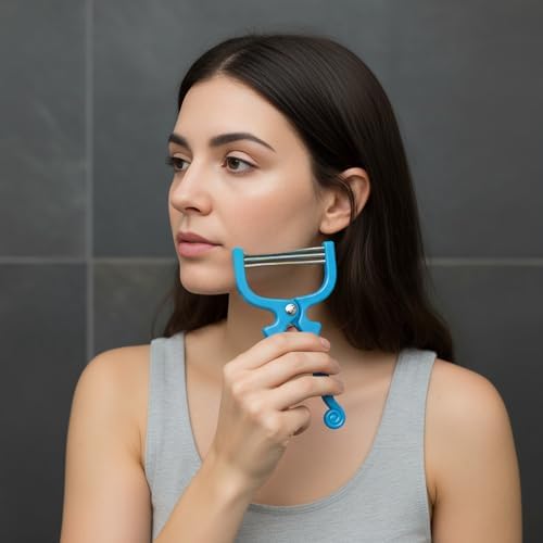 FOMIYES 3Pcs Facial Hair Remover Spring Eyebrow Face Epilator Coil Portable Hair Remover Manual Face Hair Removers Threaders Spring Threading Tool for Women Lady