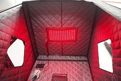 Infrared Red Light Therapy Panel Lamp for Sauna Tent, 660nm LED Red Lights Therapy Panel for Face and Body
