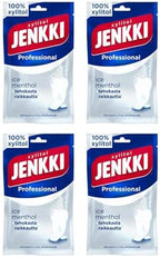 Cloetta Jenkki Xylitol Ice Menthol Chewing gum 4 Pack of 90g