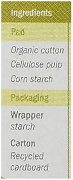 Natracare Panty Liners - Long - Wrapped - Organic Cotton Cover - Chlorine Free - 16 Count (Pack of 2)