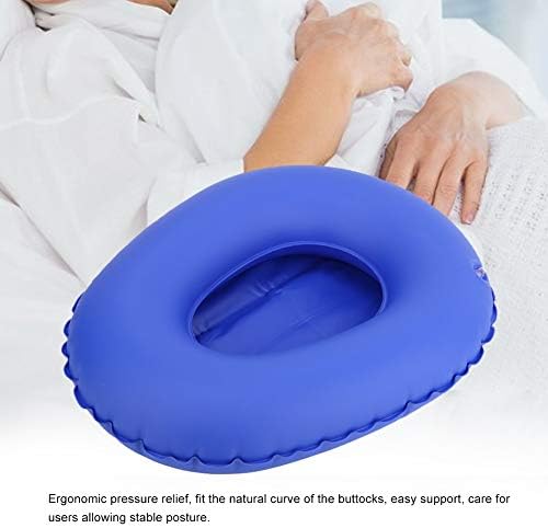 Inflatable Bedpan for Bedridden Patients, Portable Air Cushion Toilet, Medical Urinal