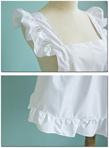 Petite Maid Ruffle Retro Apron Kitchen Cooking Cleaning Fancy Dress Cosplay Costume