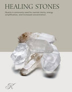 KALIFANO Quartz Points Bundle (500+ Carats) - Bulk High Energy Raw Lemurian Reiki Cuarzo Crystal Used for Clarity and Purpose - Information Card Included (Family Owned & Operated)