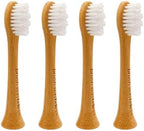 Bamboo Electric Toothbrush Heads (4-Pack) | Philips Sonicare Compatible, Soft Bristles, Eco-Friendly