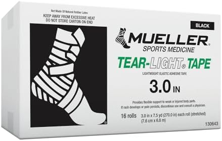 Mueller Venda Tear-Light Tape, Unisex Adult