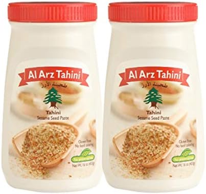 Al Arz Tahini Sesame seed paste, 2 Pack (16 Oz Each)