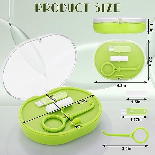New Double-layer Aligner Case with Belt Chewing,Removal Tool,Cleaning Brush,Built in Mirror Orthodontic Case