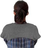 PURFUN Winter Thermal Fleece Lining Shoulder Warmer Elderly Men Women Wearable Shoulder Wrap Shawl Coldproof Shoulder Cover