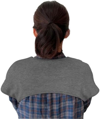 PURFUN Winter Thermal Fleece Lining Shoulder Warmer Elderly Men Women Wearable Shoulder Wrap Shawl Coldproof Shoulder Cover