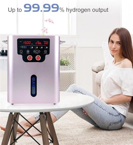 Hydrogen Inhalation Machine, H Separated 1800ml/min (1200 H/600) Dual-Port Inhaler, 99.996% Purity H2 Generator, SPE/PEM Technology, for Home