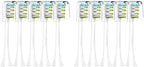 4/10/12 Pcs Replacement Brush Heads for SOOCAS X3 X1 X5 SOOCARE Electric Toothbrush Dupont Bristle Sealed Packed (4 Black) (10white)