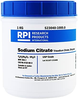 Trisodium Citrate, Dihydrate, [Citric Acid, Trisodium Dihydrate], 1 Kilogram