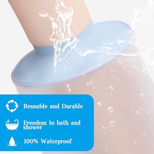 Waterproof PICC Line Shower Cover PICC Line Covers for Upper Arm Elbow Reusable IV PICC Line Sleeve Protector