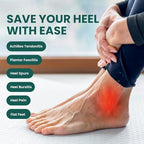 Welnove Gel Heel Cushion Cups With Arch Support - Plantar Fasciitis & Achilles Tendonitis Relief - Women 9.5-13 & Men 8.5-12