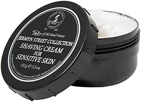 Taylor of Old Bond Street Jermyn Street Luxury Shaving Cream for Sensitive Skin, 5.3-Ounce 01014
