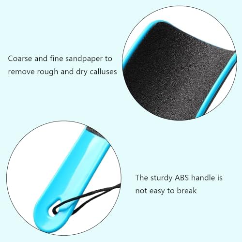 2Pcs Professional Dual Sided U Shaped Foot File Foot Files for Hard Skin Foot Scraper Rasp Dry Skin Remover Feet Dead Skin Remover for Feet