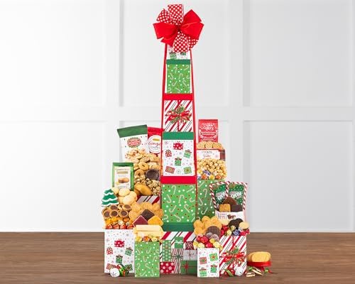 Wine Country Gift Baskets The Winter Cheer Gift Tower