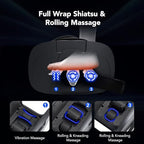 EaseZen Foot Massager with Heat & Vibration, Shiatsu Foot and Calf Massager for Pain Relief, Deep Tissue Kneading-Massage Feet, Leg, Calf, Ankle, Arms